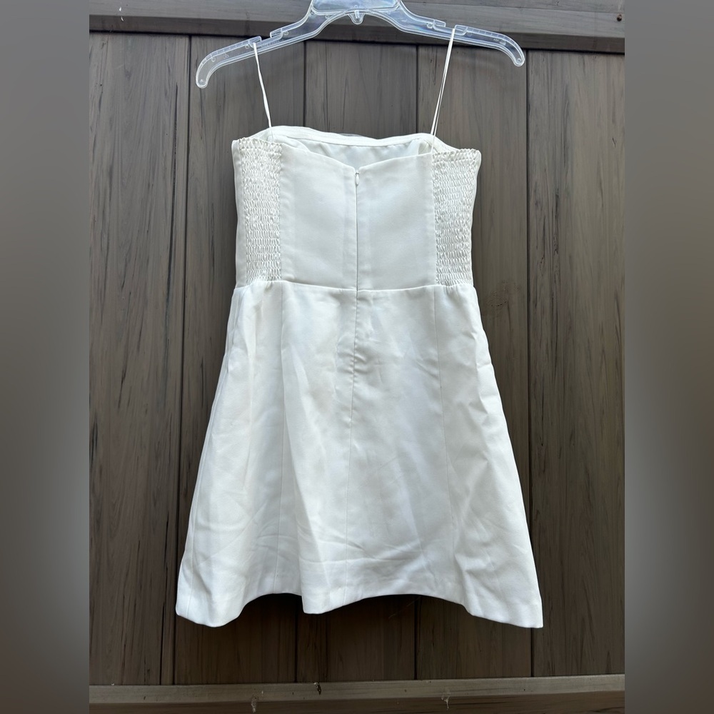 Amanda Uprichard Fae Rose Dress in Ivory - Picture 7 of 7